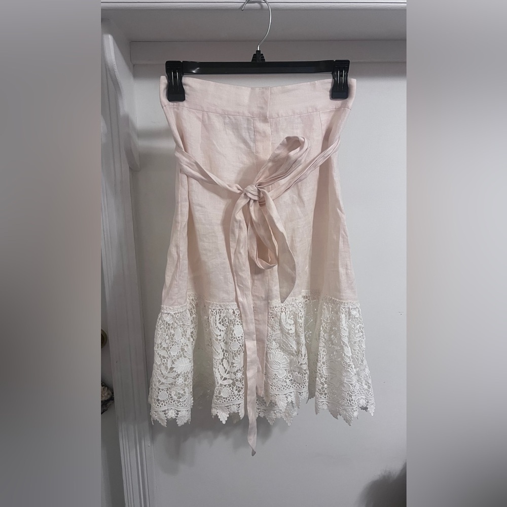 NWOT Miguelina Linen Skirt